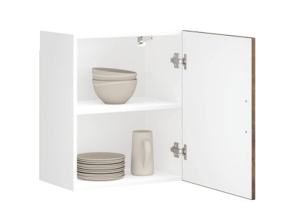 vidaXL Kuchyňská nástěnná skříňky 2 ks "Porto" kouřový dub kompozit