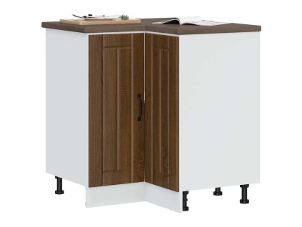 vidaXL Kuchyňská rohová spodní skříňka "Lucca" hnědý dub kompozit