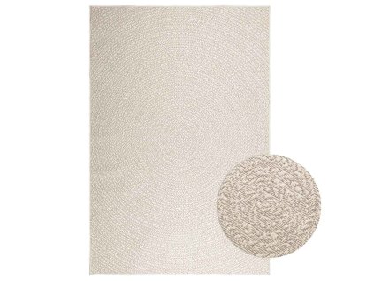 vidaXL Koberec ZIZUR krémová 160x230cm jutový vzhled interiér exteriér