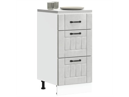 vidaXL Kuchyňská spodní skříňka "Lucca" betonově šedá kompozitní dřevo