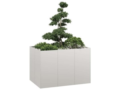 vidaXL Truhlík 120x80x80 cm nerezová ocel