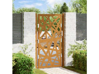 vidaXL Zahradní branka 100 x 175 cm odolná ocel, lehký design