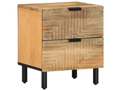 vidaXL Noční stolek hnědý 40 x 33 x 46 cm masivní mangovníkové dřevo