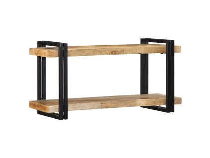 vidaXL Nástěnná police 90x33x45 cm masivní hrubý mangovník