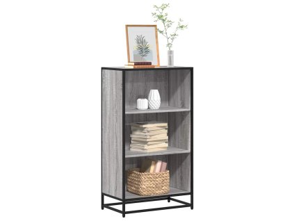 vidaXL Knihovna šedá sonoma 60x35x107,5 cm kompozitní dřevo
