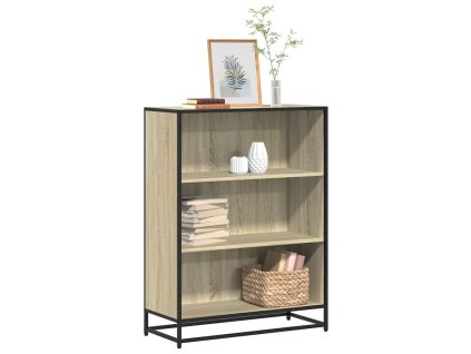 vidaXL Knihovna dub sonoma 80,5x35x107,5 cm kompozitní dřevo