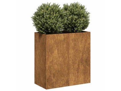 vidaXL Truhlík Rusty 80x40x80 cm Zvětralá ocel