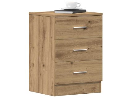 vidaXL Noční stolky 2 ks dub artisan 38x35x55 cm kompozitní dřevo