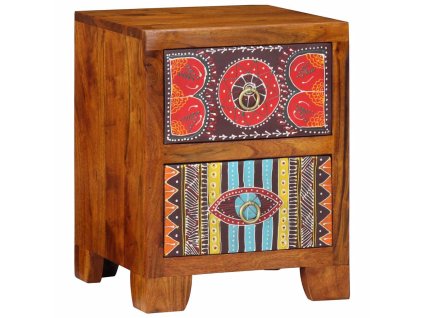 vidaXL Noční stolek 35x35x45 cm masivní akáciové dřevo