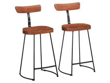 vidaXL Barové stoličky 2 ks 49x43x88 cm Masivní dřevo Mango