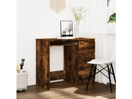 vidaXL Psací stůl kouřový dub 90 x 45 x 76 cm kompozitní dřevo