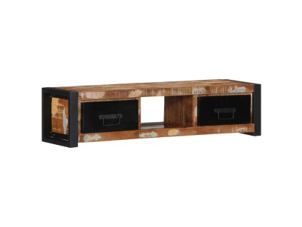 vidaXL TV skříňka 100x30x25 cm masivní recyklované dřevo