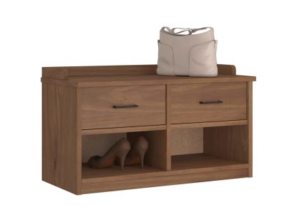 vidaXL Lavice do předsíně SANDNES 87x40x50 cm masivní borovice