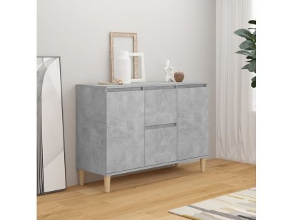 vidaXL Příborník betonově šedý 101 x 35 x 70 cm kompozitní dřevo