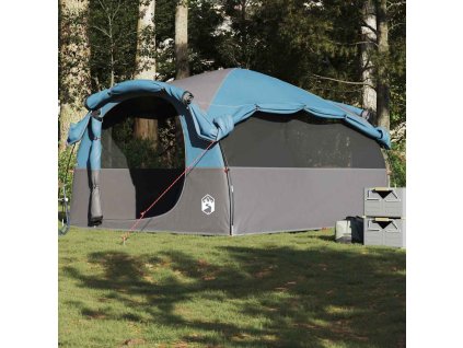 vidaXL Rodinný stan tunel pro 6 osob modrý nepromokavý
