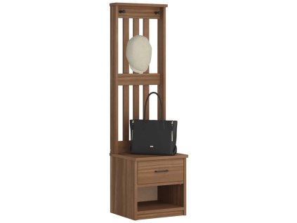 vidaXL Předsíňový strom SANDNES 45x40x159,5 cm Borovicový masiv