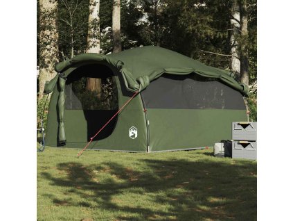 vidaXL Rodinný stan tunel pro 6 osob olivově zelený nepromokavý