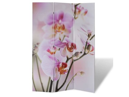 vidaXL Skládací paraván 120 x 170 cm květina