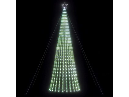 vidaXL LED vánoční stromek 1028 studených bílých LED diod 403 cm