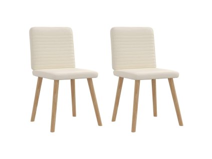 vidaXL Jídelní židle 2 ks len