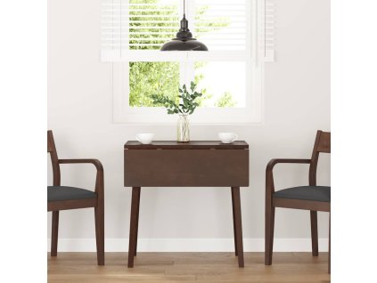 vidaXL Jídelní stůl hnědý z masivního dřeva Rubber