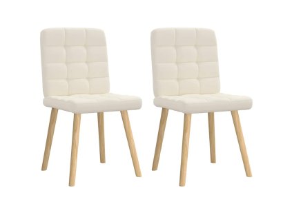 vidaXL Jídelní židle 2 ks len