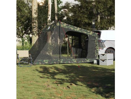 vidaXL Stan do auta pro 2 osoby Camouflage nepromokavý