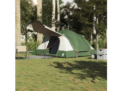 vidaXL Rodinný stan tunel pro 8 osob zelený nepromokavý