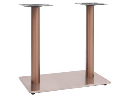 vidaXL Noha k bistro stolku mosazná 70 x 40 x 72 cm nerezová ocel