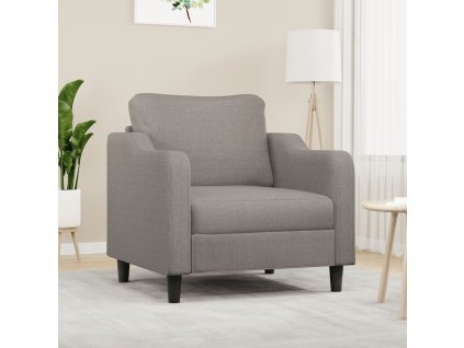 vidaXL Křeslo taupe 60 cm textil