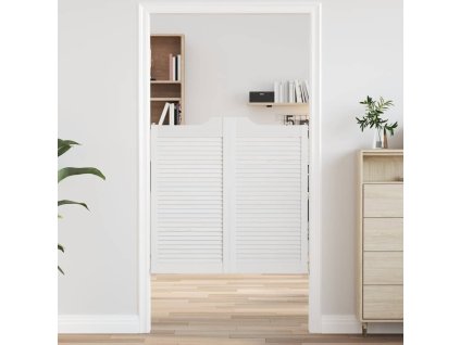 Křídlové dveře vidaXL Louvred Design 2 páry bílé 100x100 cm