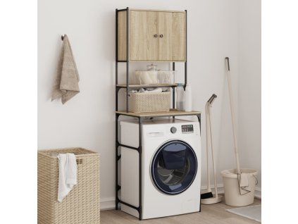 vidaXL Skříňka nad pračku dub sonoma 68x48,5x194 cm