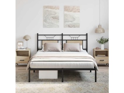 vidaXL Rám postele bez matrace dub sonoma 140x190 cm kompozitní dřevo