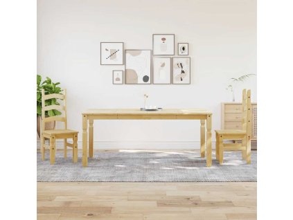 vidaXL Jídelní set 3 kusů "Panama" Borovicový masiv