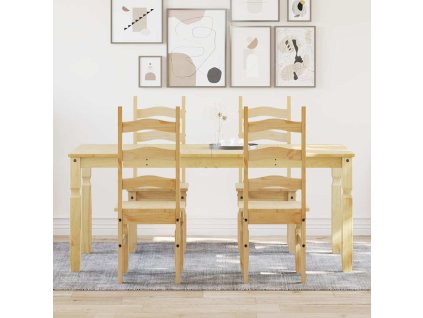 vidaXL Jídelní set 5 kusů "Panama" Borovicový masiv