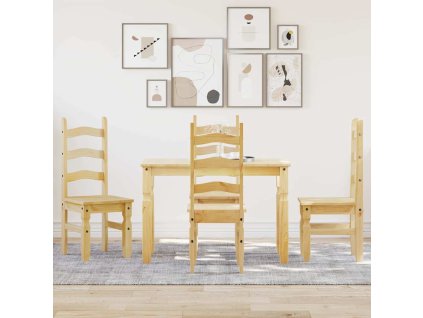 vidaXL Jídelní set 5 kusů "Panama" Borovicový masiv