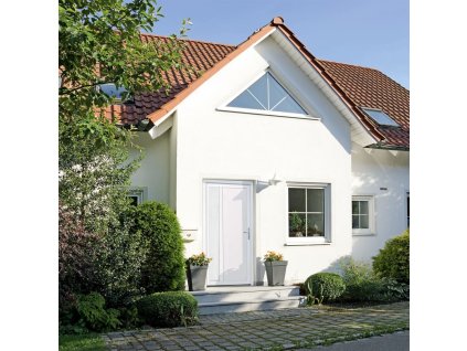vidaXL Vchodové dveře bílé 98 x 200 cm PVC