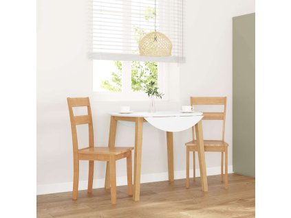 vidaXL Jídelní židle 2 ks z přírodního masivního dřeva Rubber