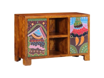 vidaXL Příborník Multicolour 90x35x60 masivní dřevo akácie