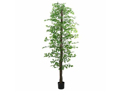 vidaXL Umělá rostlina Ficus 2016 Listy 300 cm Zelená