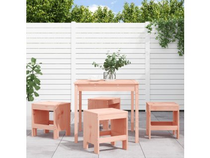 vidaXL 5dílný zahradní jídelní set masivní dřevo douglasky