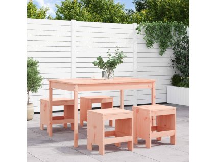 vidaXL 5dílný zahradní jídelní set masivní dřevo douglasky