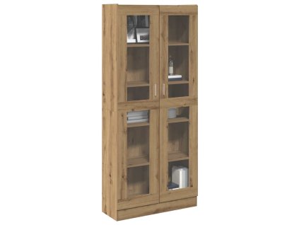 vidaXL Skříň dub artisan 82,5 x 30,5 x 185 cm kompozitní dřevo