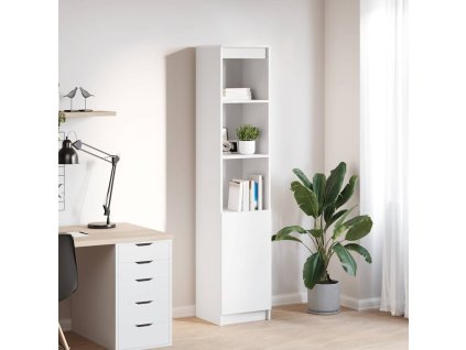 vidaXL Vysoká deska bílá 37,5x35x180 cm Dřevěná konstrukce