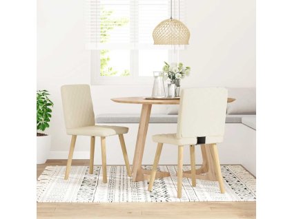 vidaXL Jídelní židle 2 ks len