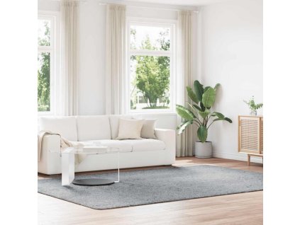 vidaXL Koberec Shaggy s vysokým vlasem NAVARRA stříbrošedý 240x340 cm