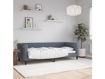 vidaXL Válenda tmavě šedá 80 x 200 cm samet