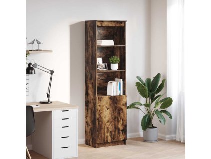 vidaXL Vysoká deska kouřový dub 50x35x180 cm Dřevěné konstrukce