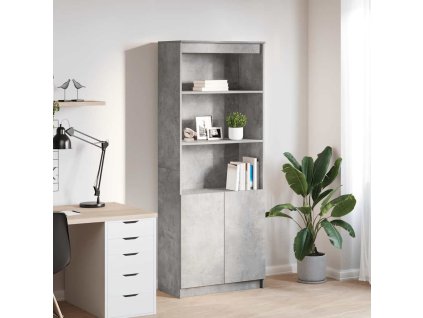 vidaXL Skříň highboard betonově šedá 70 x 35 x 180 cm kompozitní dřevo