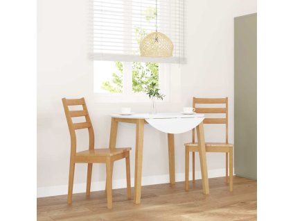 vidaXL Jídelní židle 2 ks z přírodního masivního dřeva Rubber